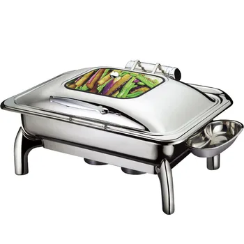 

9L Clamshell buffet stove Rectangular hydraulic hotel buffet insulation furnace Electric heating Buffy furnace