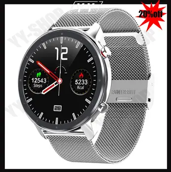 

HOT! Full Touch 1.3 Inch Ecg Smart Watch Mannen IP68 Waterdichte Bloeddruk Zuurstof 300 Mah Batterij Smartwatch Voor Android Ios