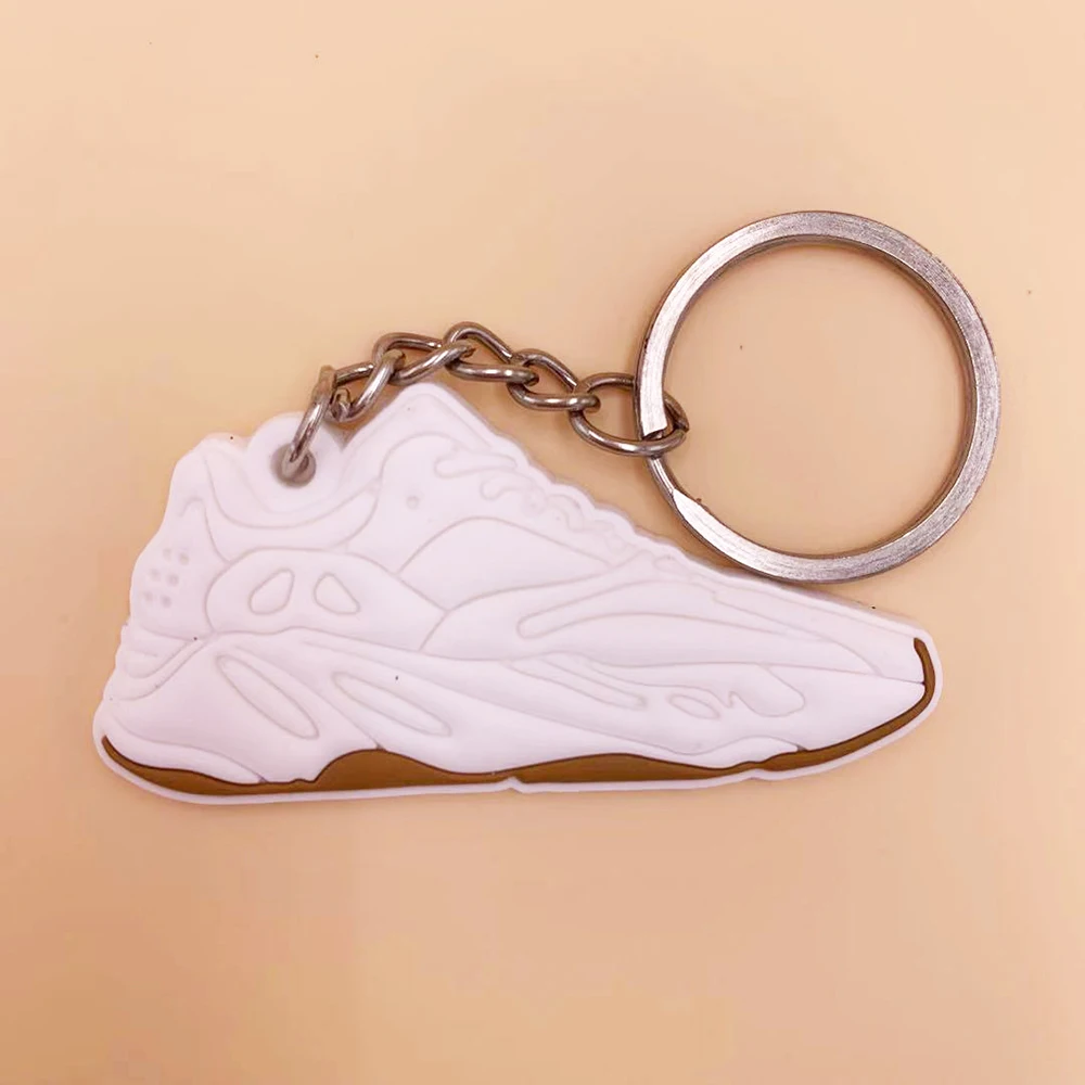 K0023-5 Цвет мини Силиконовый Jordan Брелок для женщин сумка Шарм для мужчин Дети брелок подарки кроссовки обувь волна Бегун Брелок - Цвет: K0023-5