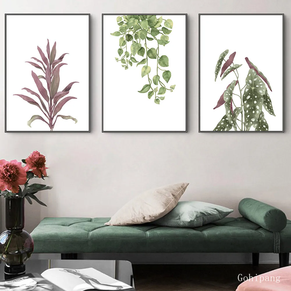 Peony-Flower-Poster-Nordic-Poster-Nature-Green-Leaf-Wall-Art-Canvas-Painting-Nordic-Poster-Wall-Pictures (2)