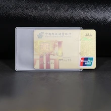 5 шт. ПВХ прозрачный бизнес-держатель для банковской кредитной карты кошелек модная Обложка для автобусной карты ID держатель для карт чехол сумка дропшиппинг