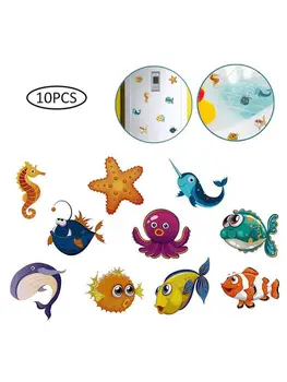

Anti Slip Sticker For Bathtub Sea Creatures Self Adhesive Stickers Cartoon Waterproof Mat Stickers For Bathtub Pool And Upstairs
