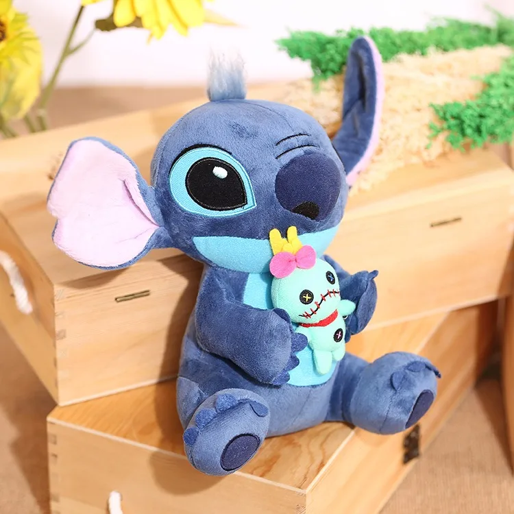 Новое поступление оригинального Стича Scrump аниме милая мягкая плюшевая игрушка