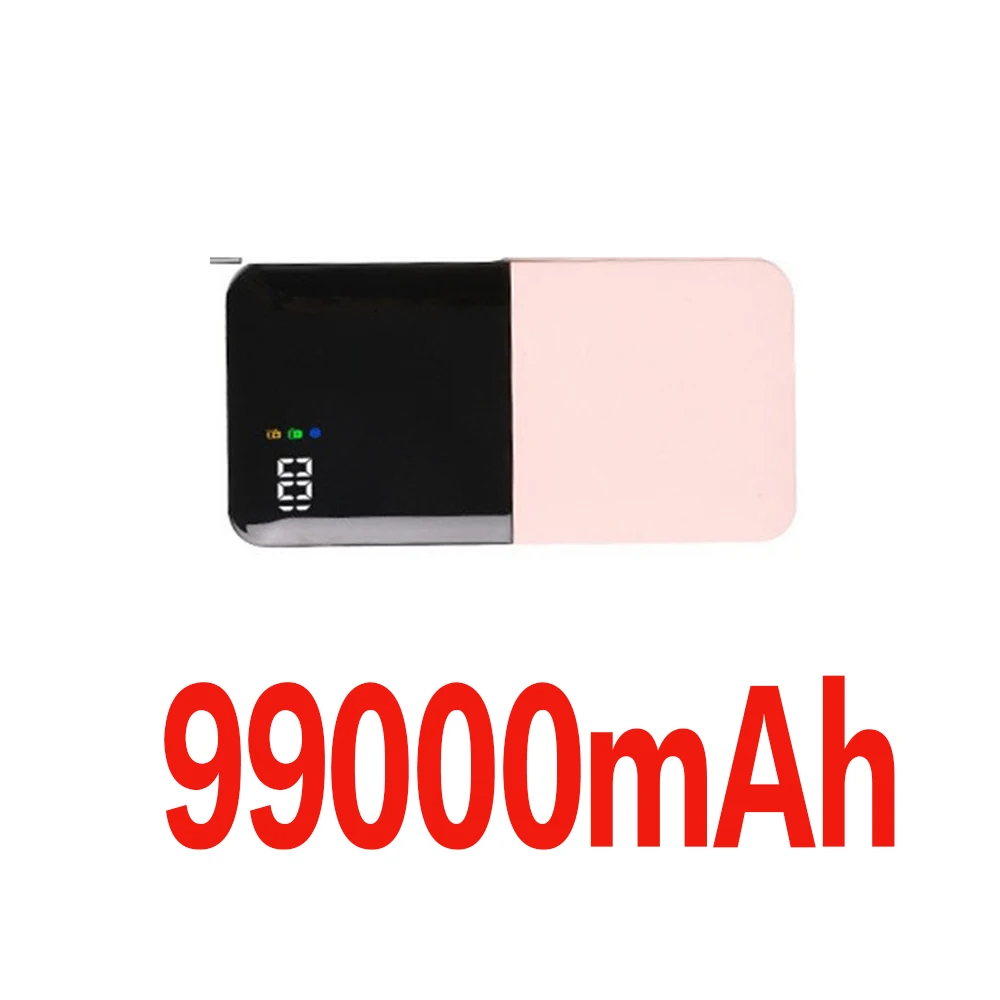 Power Bank 99000mAh Portable Charging Power Bank 10000 mAh 2 USB External Battery Charger For iPhone 12 Pro Xiaomi Huawei magnetic wireless power bank Power Bank