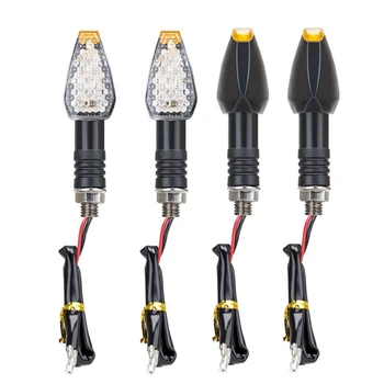 

5 LED 12V 4 intermittent headlights for motorcycle, turn signal, flashing, amber light