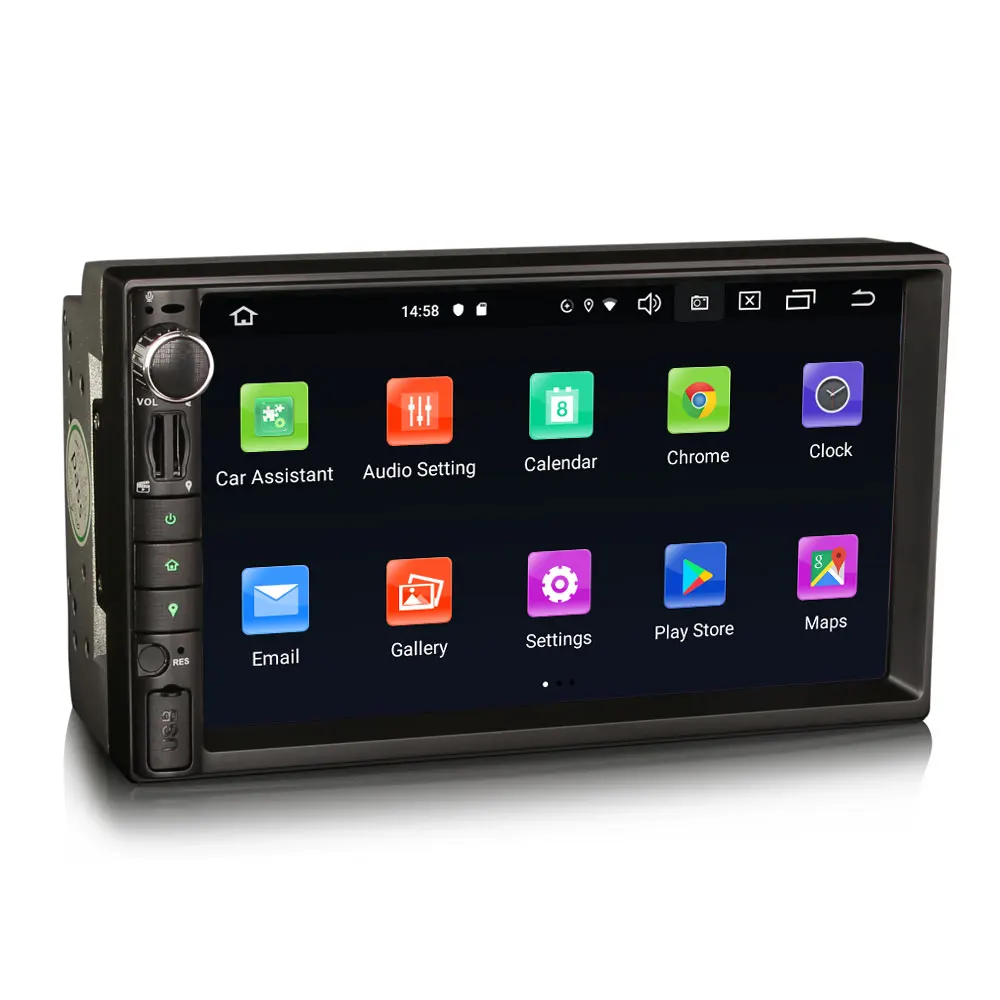 Discount 7" Quad-Core Android 9.0 Pie OS 2 Din Car Multimedia Two Din Car Navigation GPS Double Din Autoradio with 3G/4G Dongle Support 2