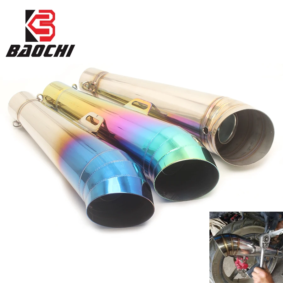 Moto Escape Marmitta Gp Tubo Di Scarico Db Killer 51Mm Akrapovic Scarico Moto Per R3 Gy6 125 110 Mt07 Mt09 Z750 Z800 Z900 Z250