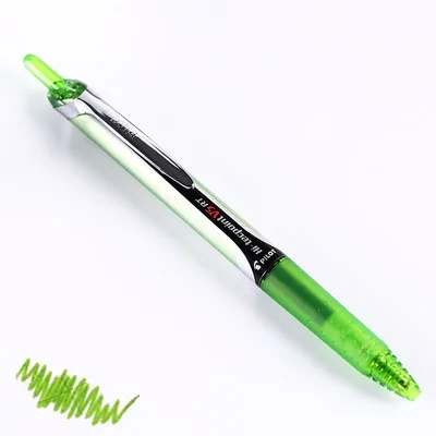 Pilot V5 RT Hi-Tecpoint Ручка-роллер 0,5 мм BXRT-V5 12 цветов на выбор канцелярские принадлежности для офиса и школы 1 шт - Цвет: light green  1Pcs
