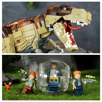 

Creator Jurassic era Park Rampage Tyrannosaurus Rex Set compatible with 75936 Building Blocks Bricks Toy Christmas Gift