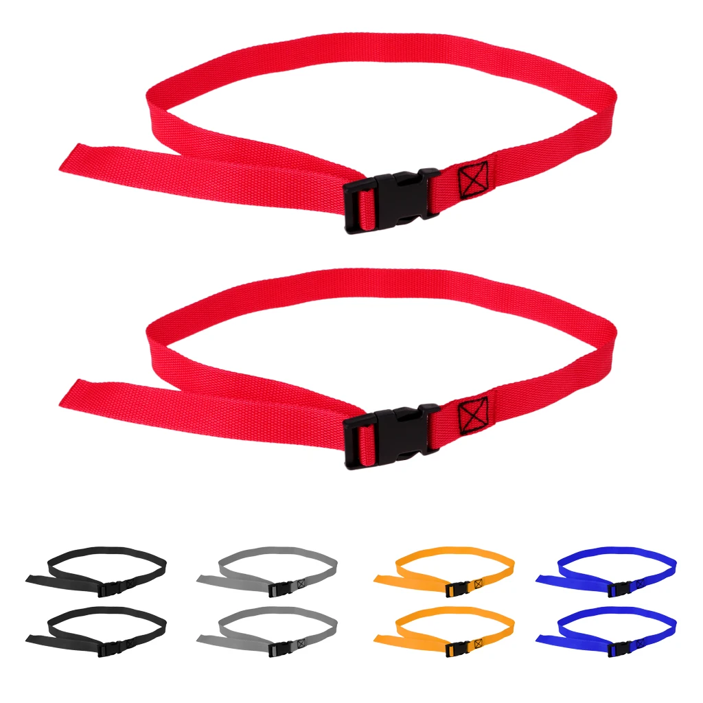 2pcs Nylon Golf Trolley Webbing Straps Quick Release Suitcase Luggage Tie Down Fastening Belt 250x2.5cm