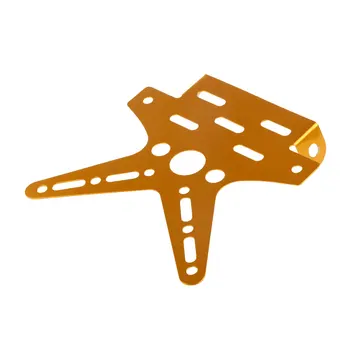 

Motorcycle License Plate Light Adjustable Alloy Holder Mount Bracket Gold