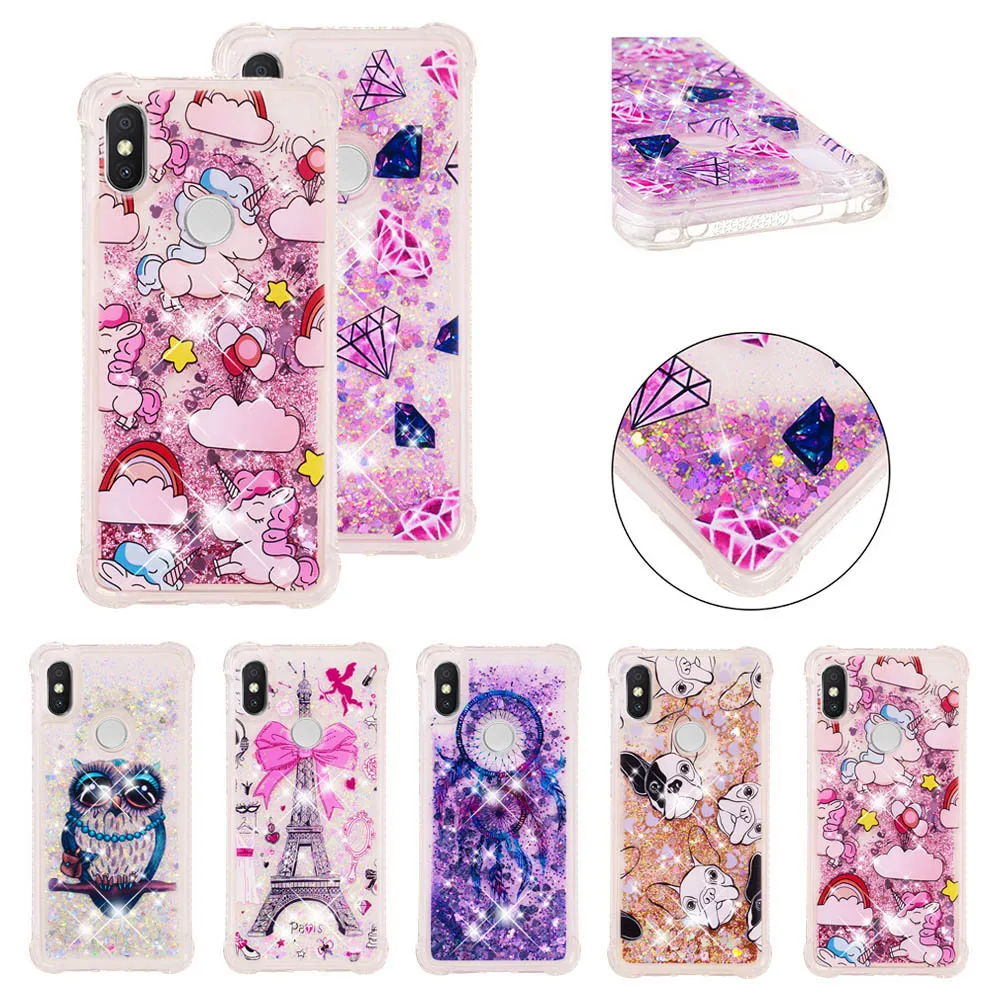 Liquid Quicksand Soft TPU Case For Xiaomi Redmi 5A 6A 4A 7A 6 5 Plus 4X S2 Note 4 K20 Pro Mi A1 A2 Lite 5X |
