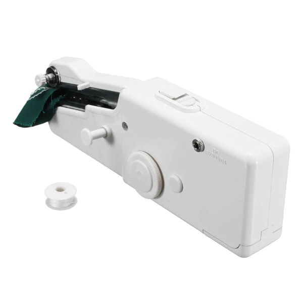 Portable Mini Household Hand Sewing Machine Quick Needlework Cordless Clothes Fabrics Electric Sewing Machine