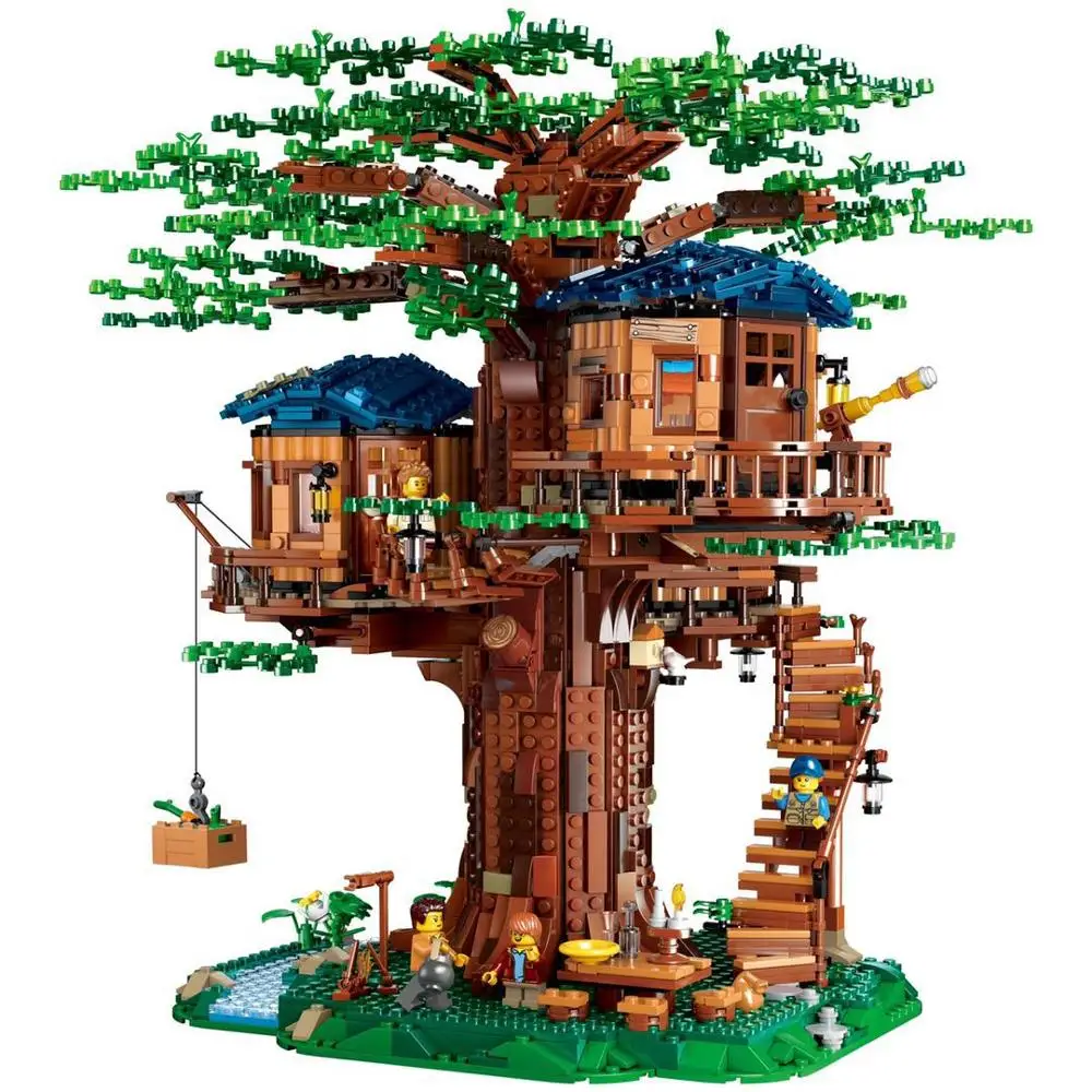 Details about   Fast Delivery-3117pcs  Series Tree House Building Blocks 