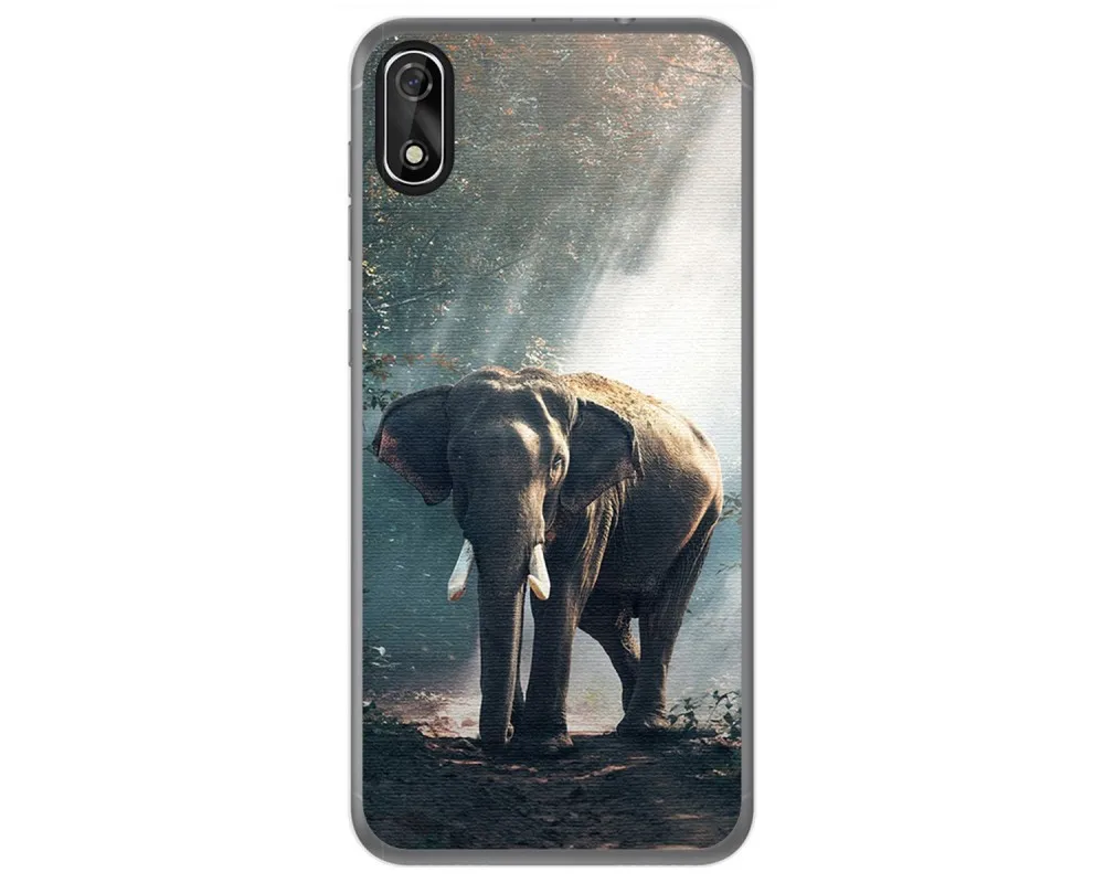 TPU GEL case for Cubot J3 design elephant drawings | Мобильные телефоны и аксессуары
