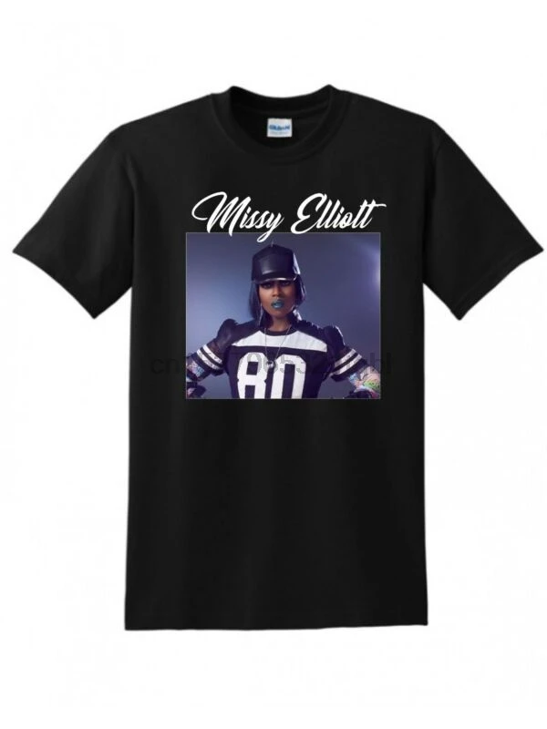 Missy Elliott T-shirtRapperdancer1990's- free delivery |
