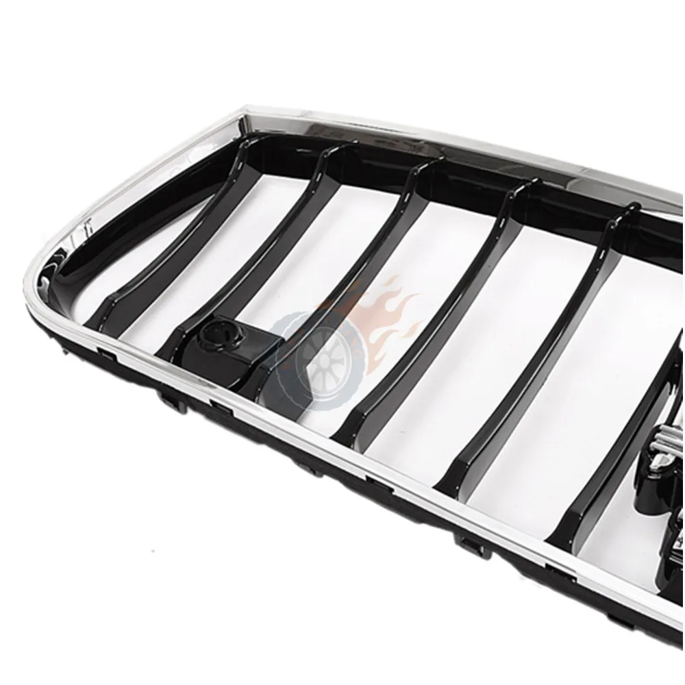 ABS хромированный гриль для Maserati Ghibli Grill- с эмблемой Trident Upgrade передний бампер капот гоночные грили автомобильный Стайлинг