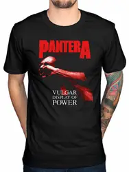 Официальная футболка Pantera Vulgar display Of power I Am The Night Venemous Texas хлопковая футболка высокого качества