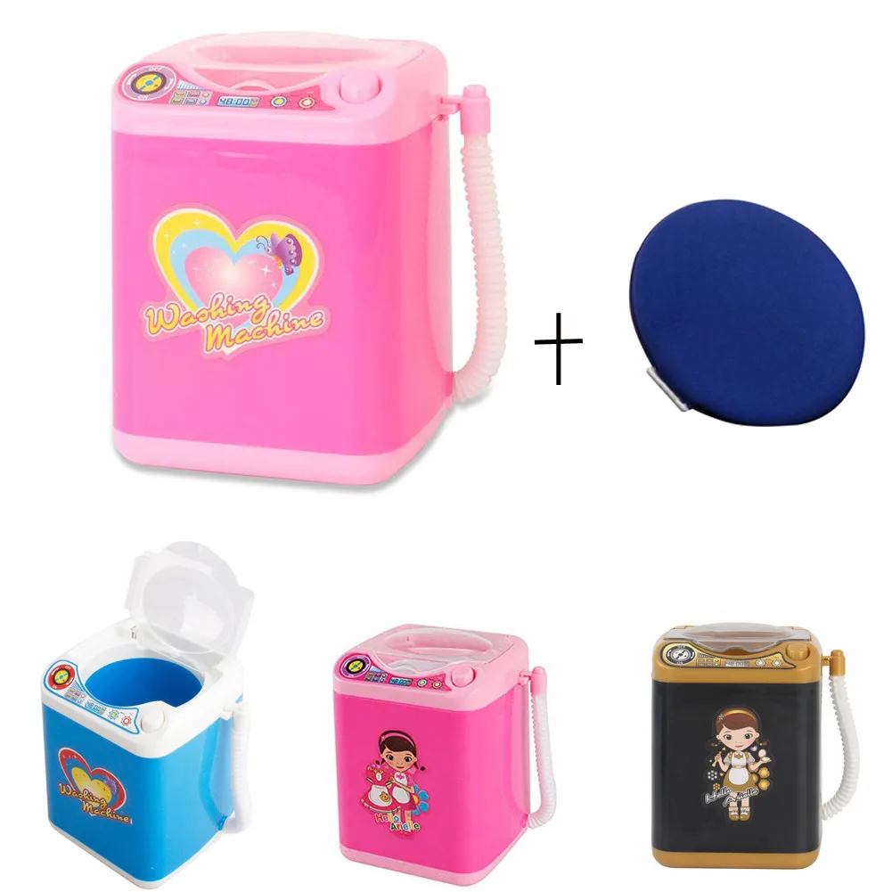 Limited Chance of  Toys For Children Baby Toys Makeup Brush Cleaner Device Automatic Cleaning Washing Machine Mini Toy