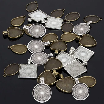 

31pcs/set Resin Teardrop Heart DIY Crafting Gift Jewelry Casting Mold Square Making Oval Round Kits Pendant Trays 5 Styles