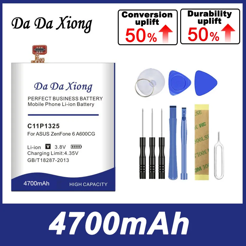 Аккумулятор DaDaXiong C11P1325 4700 мАч для ASUS ZenFone 6 ZenFone6 A600CG T00G A601CG | Мобильные телефоны и