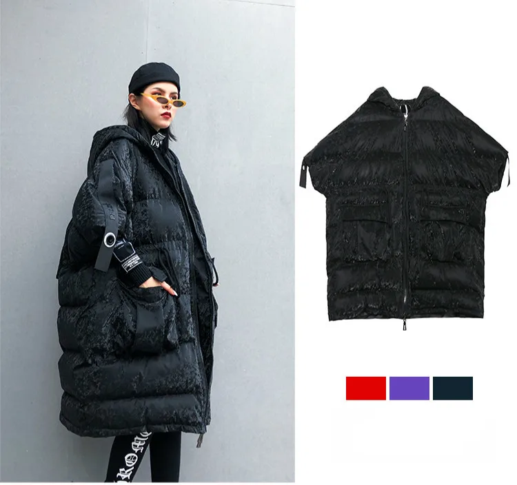 Max LuLu, корейская мода, зимняя одежда, Женская утолщенная зимняя куртка, женское повседневное длинное пальто, теплое с капюшоном, с подкладкой, леопардовая парка