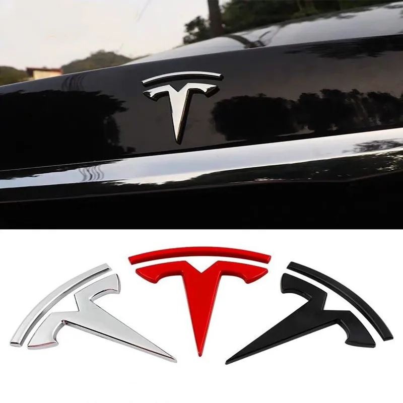 Автомобильный металлический наклейки для Tesla модель S модель X автомобильные наклейки-логотипы модифицированные наклейки для автомобилей боковой ярлык персонализированный автомобильный хвост