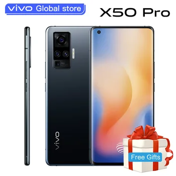 vivo X50 Pro 8GB 128GB 60X Zoom 48.0MP Mainly Camera Cell phone 4315mAh NFC Snapdragon 765G 33W Fast Charging 5G Smartphone