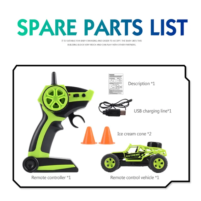 30cm RC CAR High Speed Racing Off-Road Vehicle Double Motors Drive Bigfoot Car Remote Control  Buggy  Shockproof Climbable Cars 2