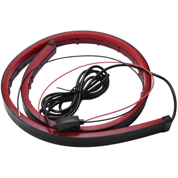 

Led Third Brake Light Bar Strip Flexible High Mount Stop Brake Light Strip Waterproof 144Pcs Led Rear Tail Warning Light