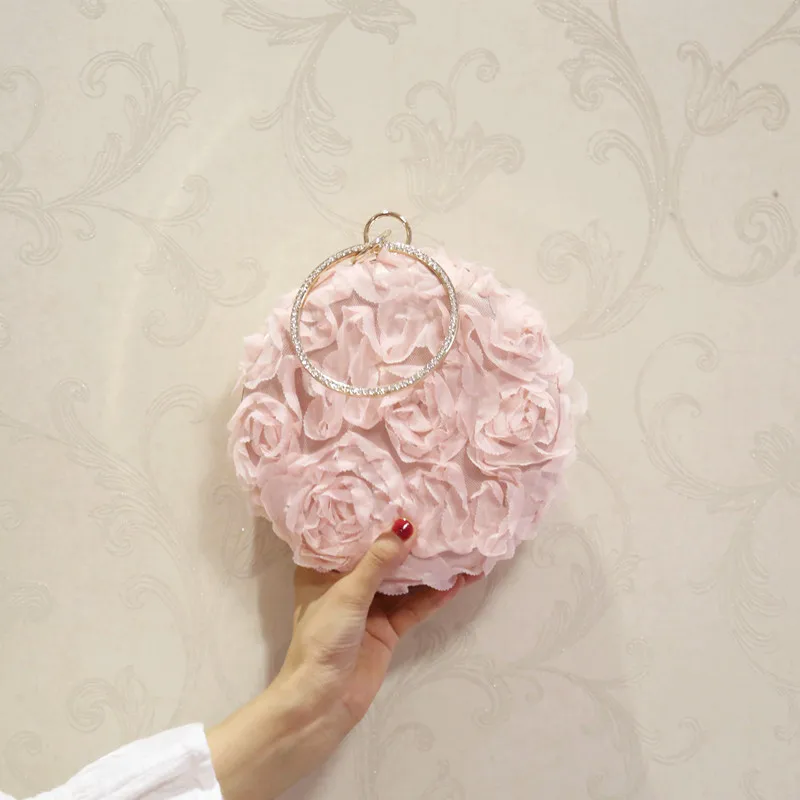 

P-F bag Hot Sale Evening Bag Flower Bride Bag Purse full dress Party handbag Wedding Clutch Women Evening Purse Lady Clutches
