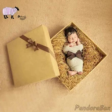 Подарочная коробка для новорожденных; реквизит для фотосессии; деревянная корзина для младенцев; аксессуары для фотосессии; студийный реквизит для детской фотосессии; деревянная кровать