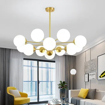 

2019 Modern Restaurant Bar America country Iron pendent lights expansion office room pendent lamp Golden free freight
