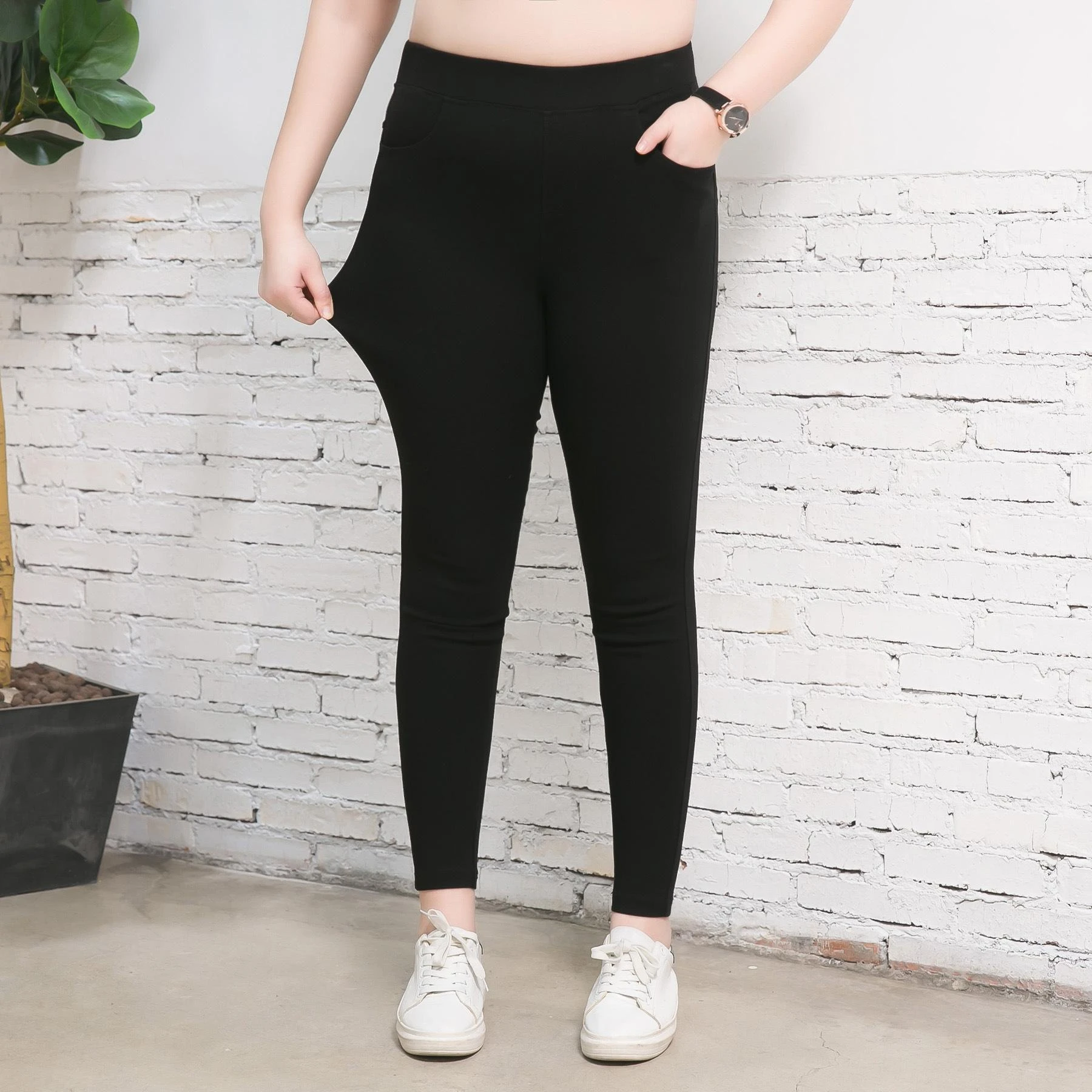 women's plus size stretch pants