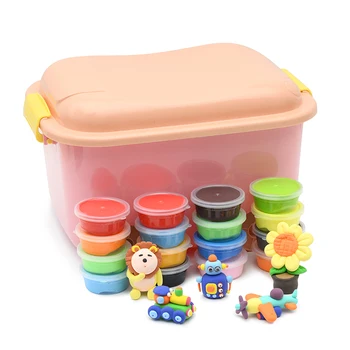 

12/24/48 Colors Polymer Clay DIY Soft Modeling Clay Set Air Dry Light Slime Children Play Dough DIY Plasticine Toy