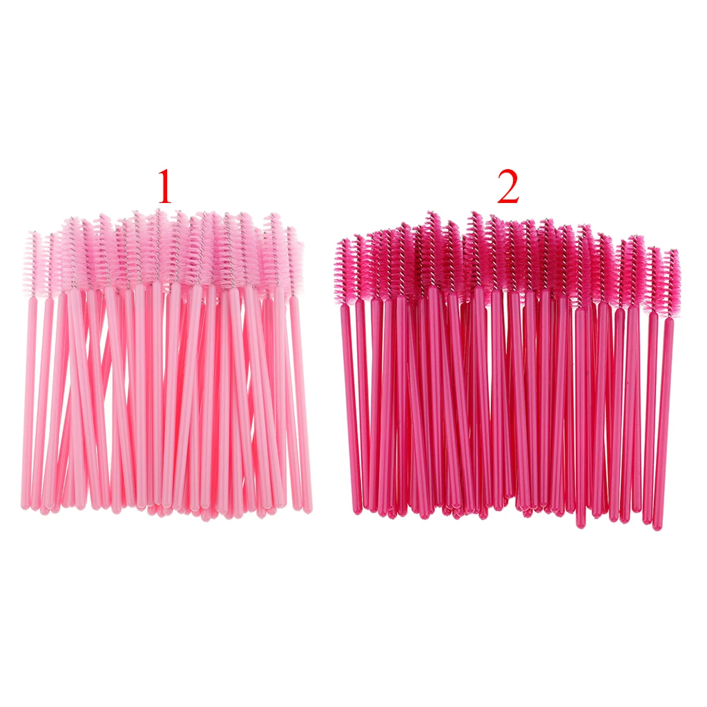 Disposable Eyelash Mascara Wands Applicators Eye Lash Makeup Brushes -Lot 50 100 Disposable Eyelash Mascara Wands Applicators Eye Lash Makeup Brushes -Lot 50 100