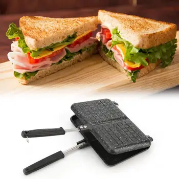 

Sandwich Bread Double-sided Baking Dish Non-stick Pan Double-sided Frying Pan Gas Sandwich Breakfast Mold Toast Baking Tray