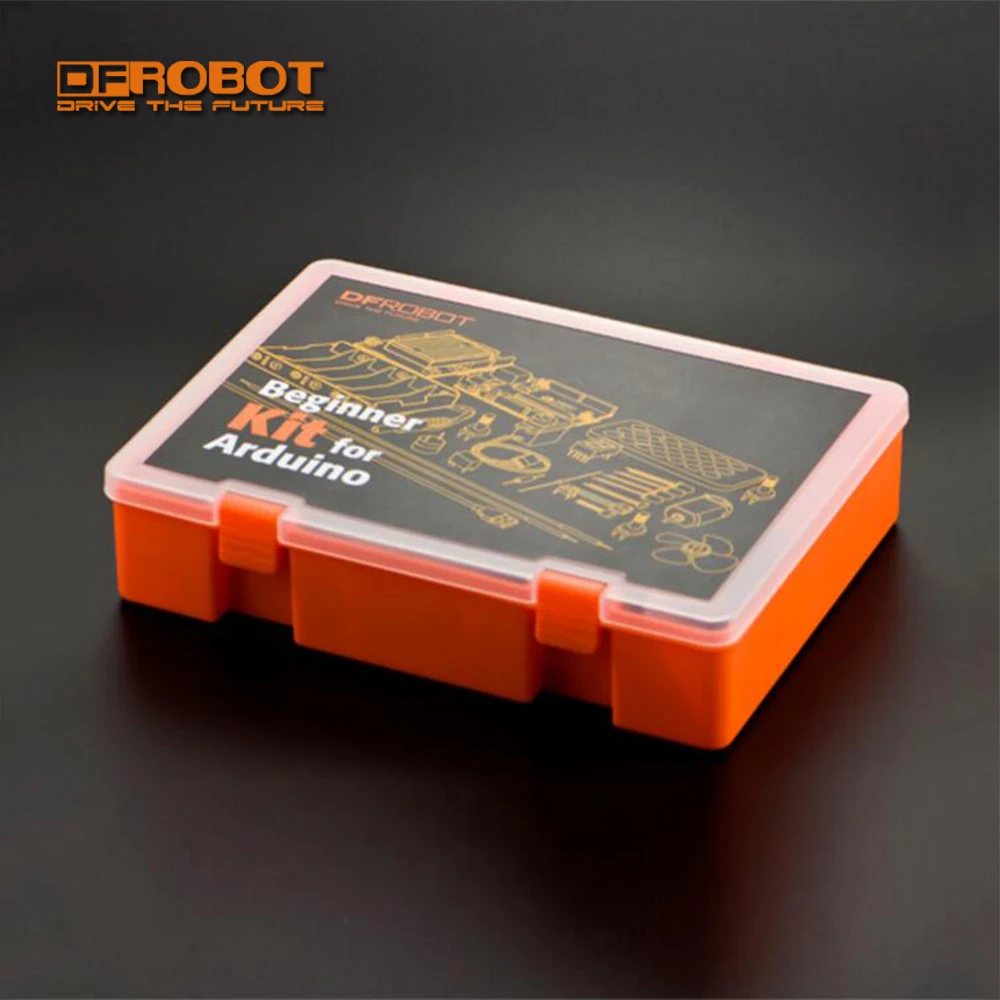 Стартовый набор DFRobot для начинающих Arduino DFRduino UNO R3 с 20 компонентами и 15 картами