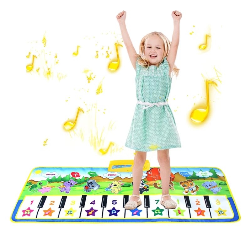 Tapis Musical Pour Bebe 100x36cm 8 Tons D Instruments Jouets Educatifs Precoces Pour Enfants Cadeau Aliexpress