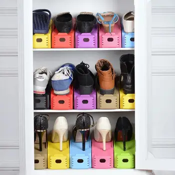 

Fashion Shoe Racks Modern Double Cleaning Storage Shoes Rack Living Room Convenient Shoebox Shoes Organizer Stand Shelf
