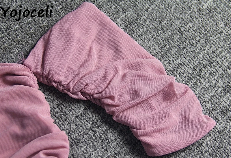 Yojoceli, сексуальное облегающее элегантное короткое платье, женское летнее Повседневное платье с открытыми плечами, Клубное пляжное Повседневное платье для женщин