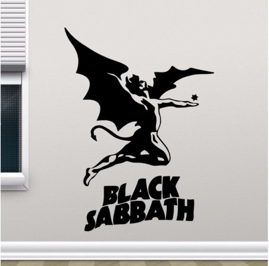 Black Sabbath Fly Generation резные съемные наклейки на стену для гостиной спальни дивана стены Настраиваемые