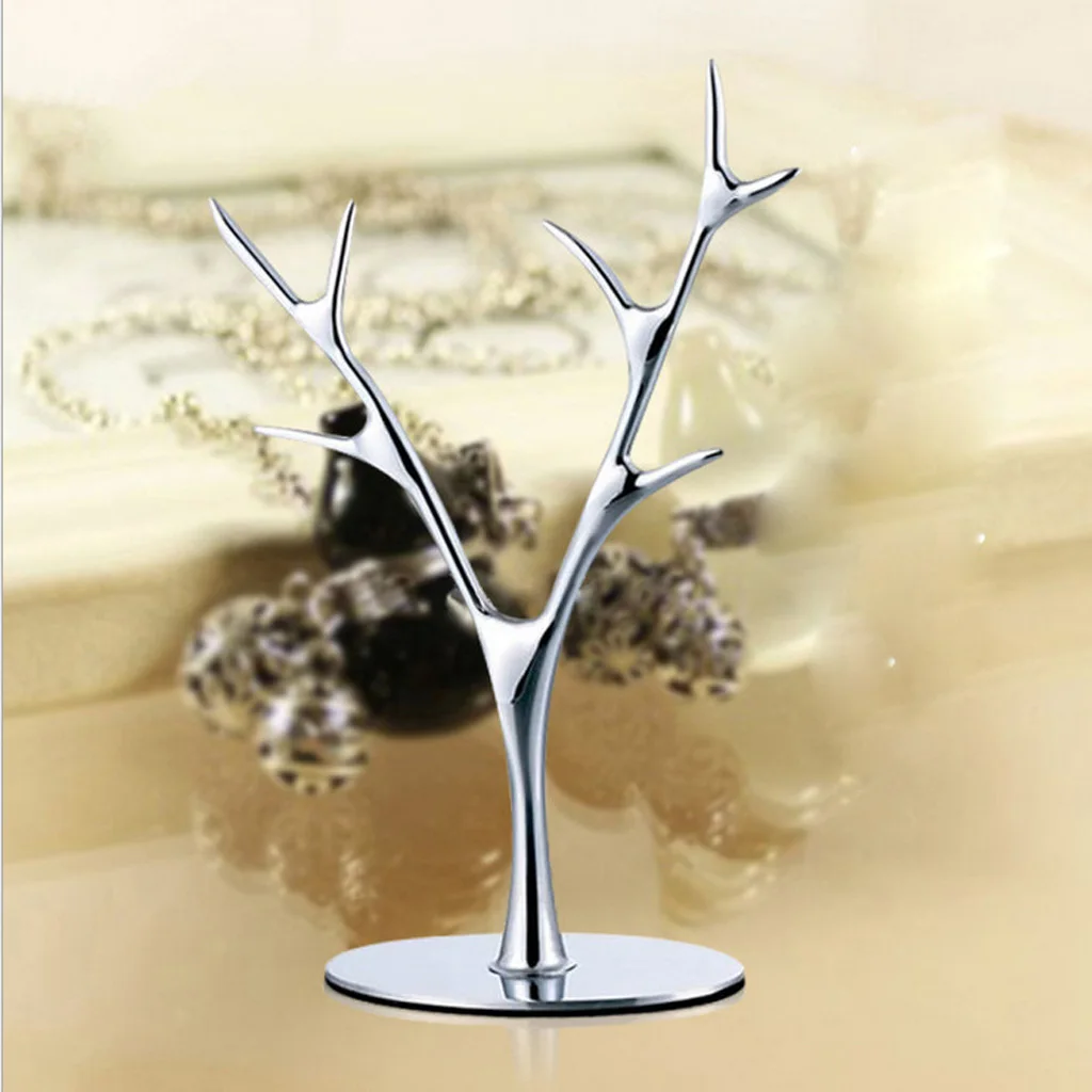 

Creative Jewelry Display Tree Rack Necklace Bracelet Stand Organizer Holder