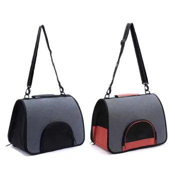 

Retro Pet Carrier One Shoulder Portable Multipurpose Bag Front Pack with Mesh for Small Dogs Cats Puppies Comfort Travel