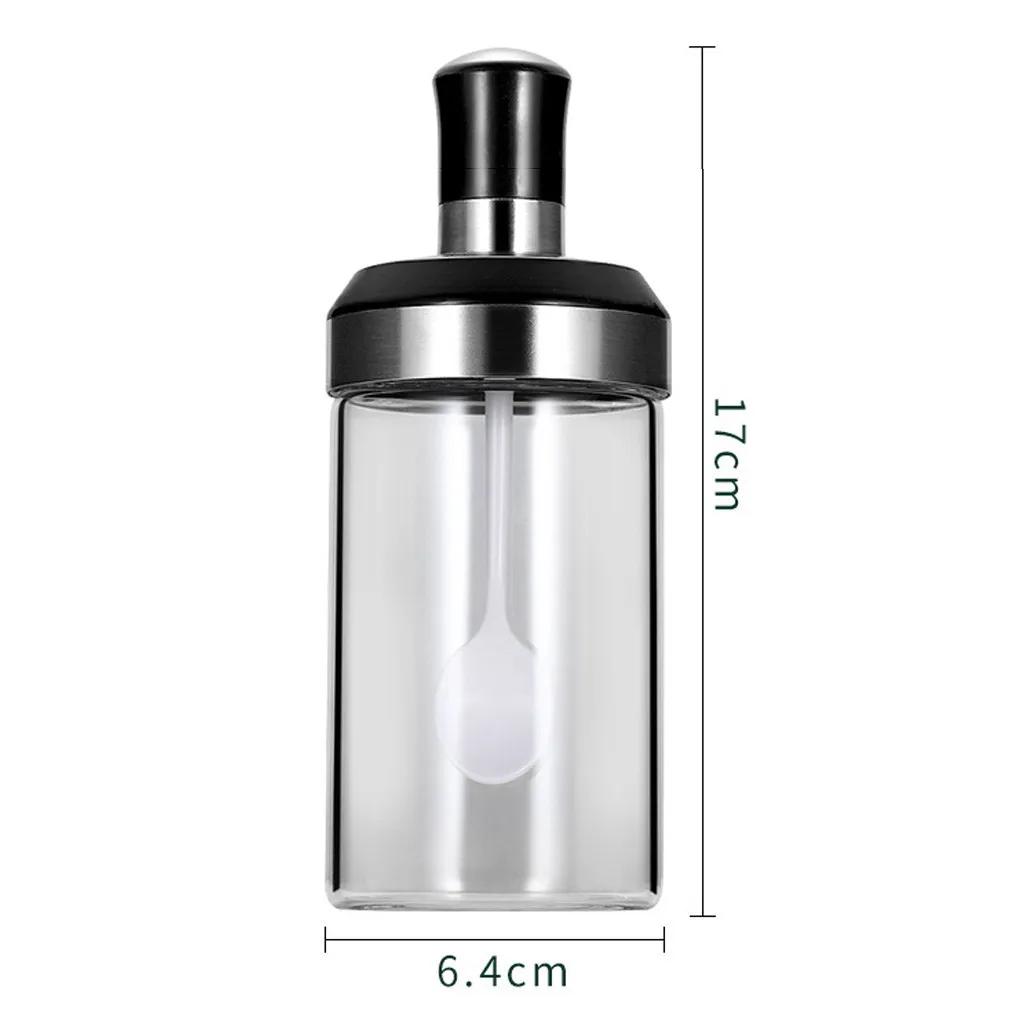 Premium quality 250ml Glass Seasoning Container Oil/Honey Dispenser Bottle Salt Pigs Cellars& Servers kitchen durable