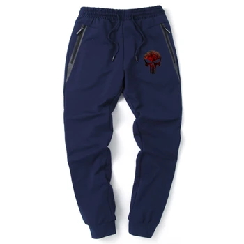

Funny Horror Skull Mens Pants Casual Loose Workout Sweatpants Male Autumn Winter Cotton Polyester Trousers 2020 Homme Black Pant
