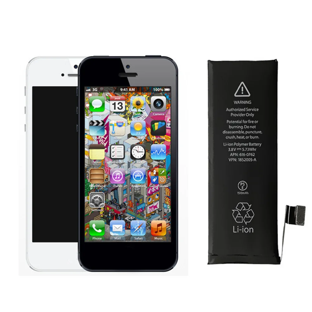 For iPhone Series Replacement Phone Battery with Disassemble Tool For iPhone 4 4S 5 5S 5C 4