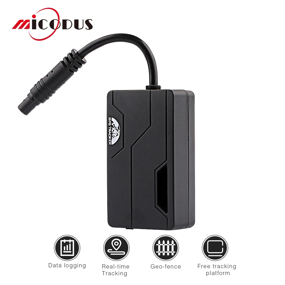 

GPS Mini GPS Tracker Motorcycle Vehicle Tracker Car Locator Cut Off Fuel Oil Waterproof IP67 Free APP Realtime Overspeed Alarm