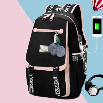 

New Women backpack for girls school bags female cute cat back bag backpacks for teenage girls new year girl christmas gift