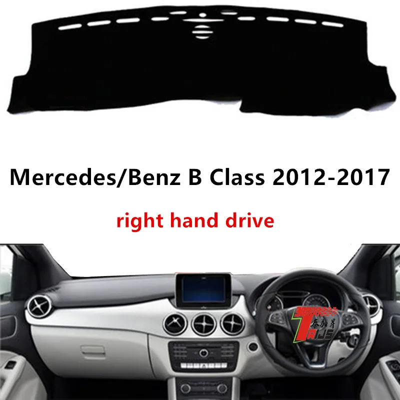 Taijs правая накладка приборной панели автомобиля для Mercedes Benz B Class 2012- коврик для приборной панели автомобиля для Mercedes-Benz B Class 12-17
